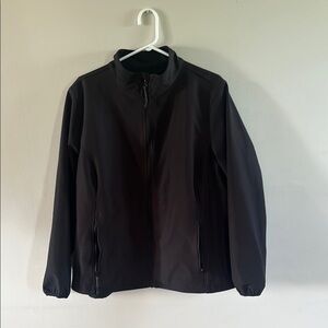 Athletic Works Black Windbreaker Jacket